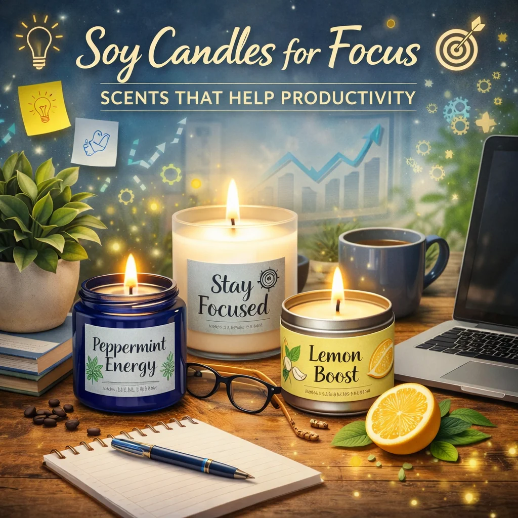Soy Candles for Focus: Scentai Našumas