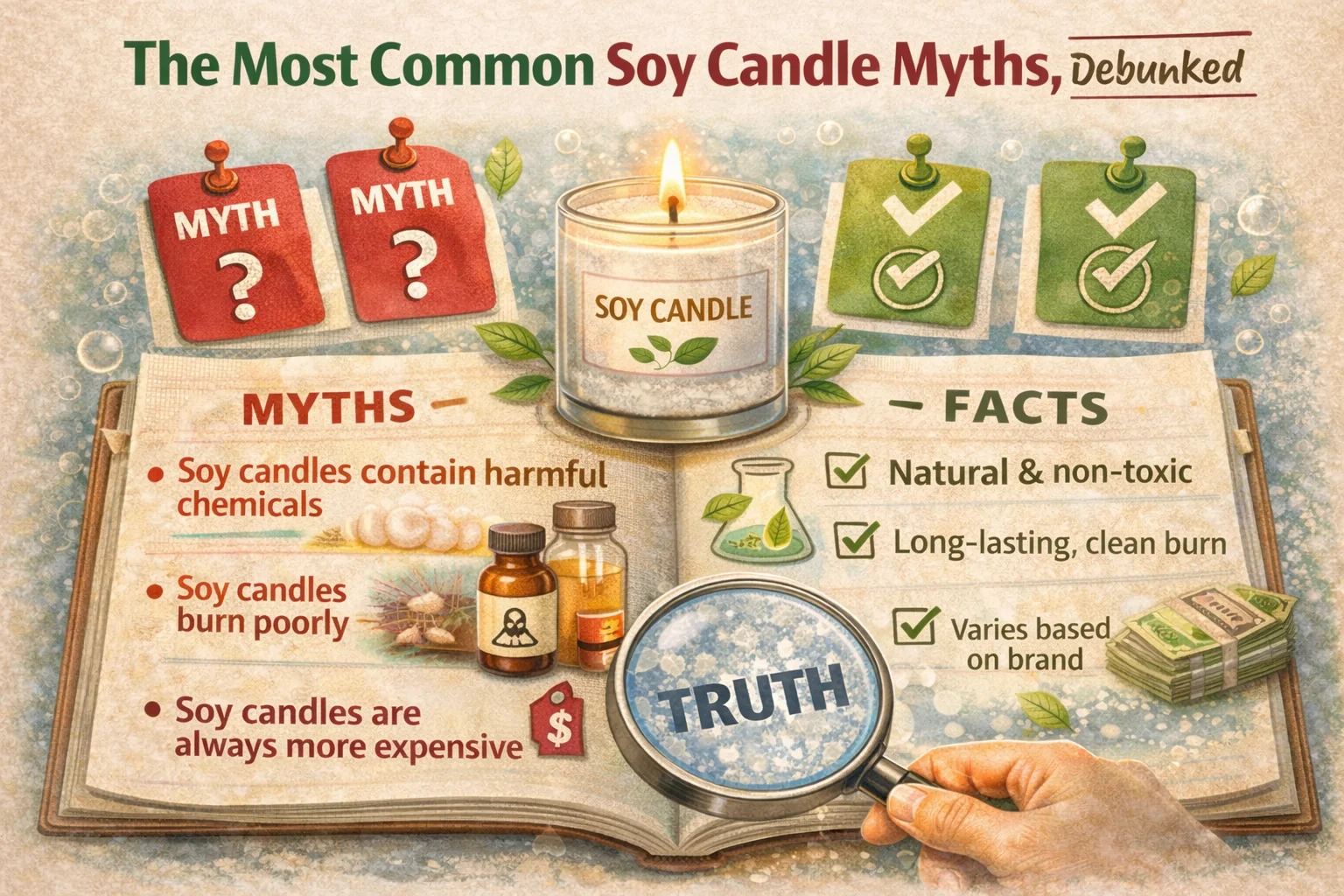 Best Common Soy Candle Mitai, Iškrautas